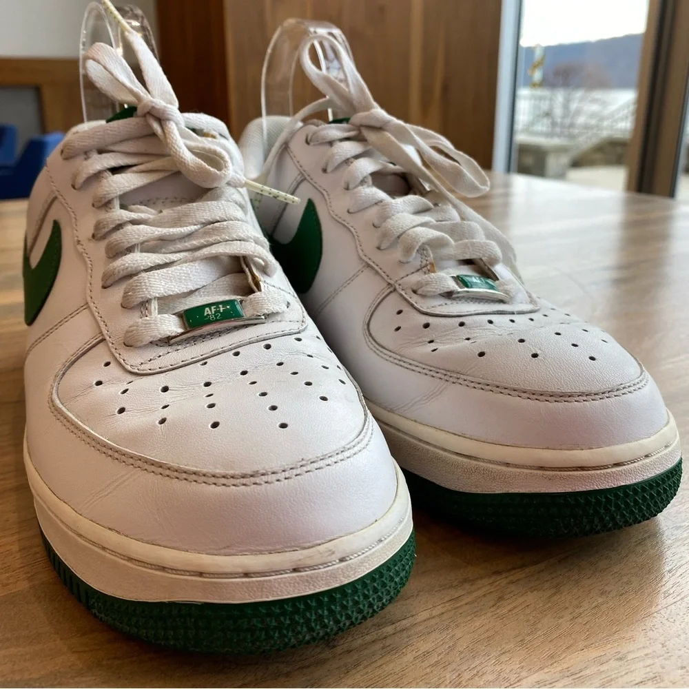 Nike Air Force XXV Men's 1 '07 Players Green on White, Size 8